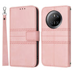 For Huawei Mate 70 Case Wallet Skin-Touch Leather Imprinted Phone Cover
