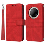 For Huawei Mate 70 Pro / Mate 70 Pro+ Case Wallet Skin-Touch Leather Imprinted Phone Cover