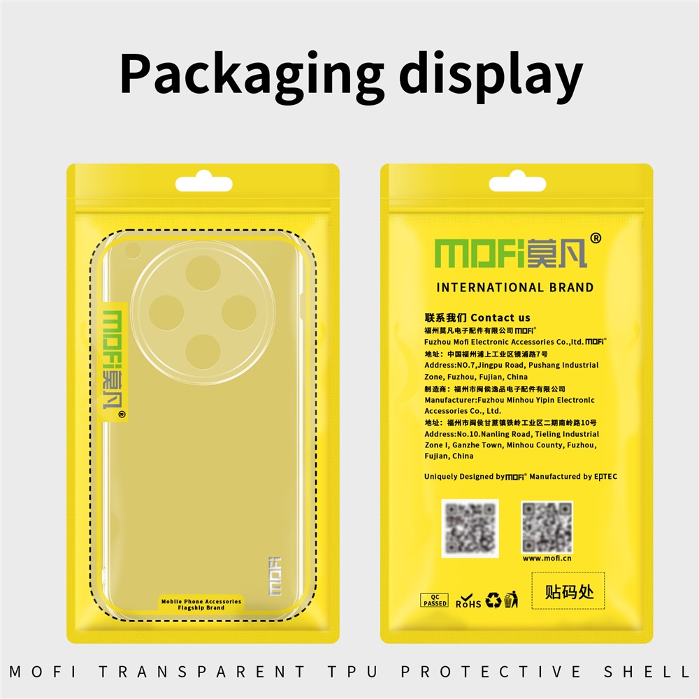 MOFI For Oppo Find X8 5G Clear Phone Case  Ultra-Thin TPU Phone Back Cover