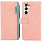 ABEEL For Samsung Galaxy A26 5G Case Color Splicing Leather Flip Phone Cover RFID Blocking