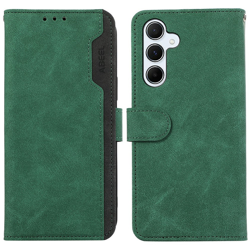 ABEEL For Samsung Galaxy A26 5G Case Color Splicing Leather Flip Phone Cover RFID Blocking