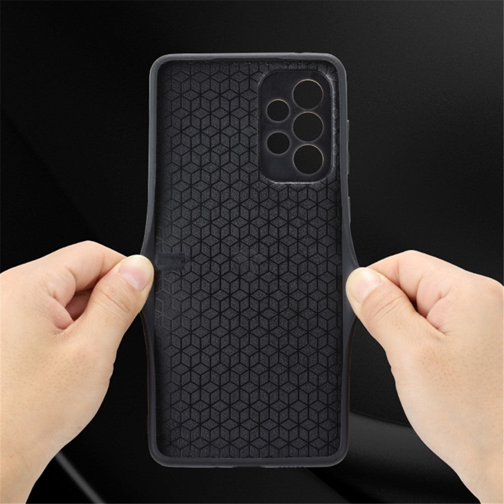AZNS För Samsung Galaxy A23 4G / 5G (Global Version) Mobilmobilskal Präglat Mönster PU-läder + TPU Stoppsäkert mobilskal