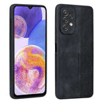 AZNS För Samsung Galaxy A23 4G / 5G (Global Version) Mobilmobilskal Präglat Mönster PU-läder + TPU Stoppsäkert mobilskal