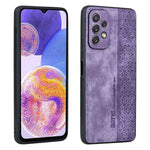 AZNS För Samsung Galaxy A23 4G / 5G (Global Version) Mobilmobilskal Präglat Mönster PU-läder + TPU Stoppsäkert mobilskal