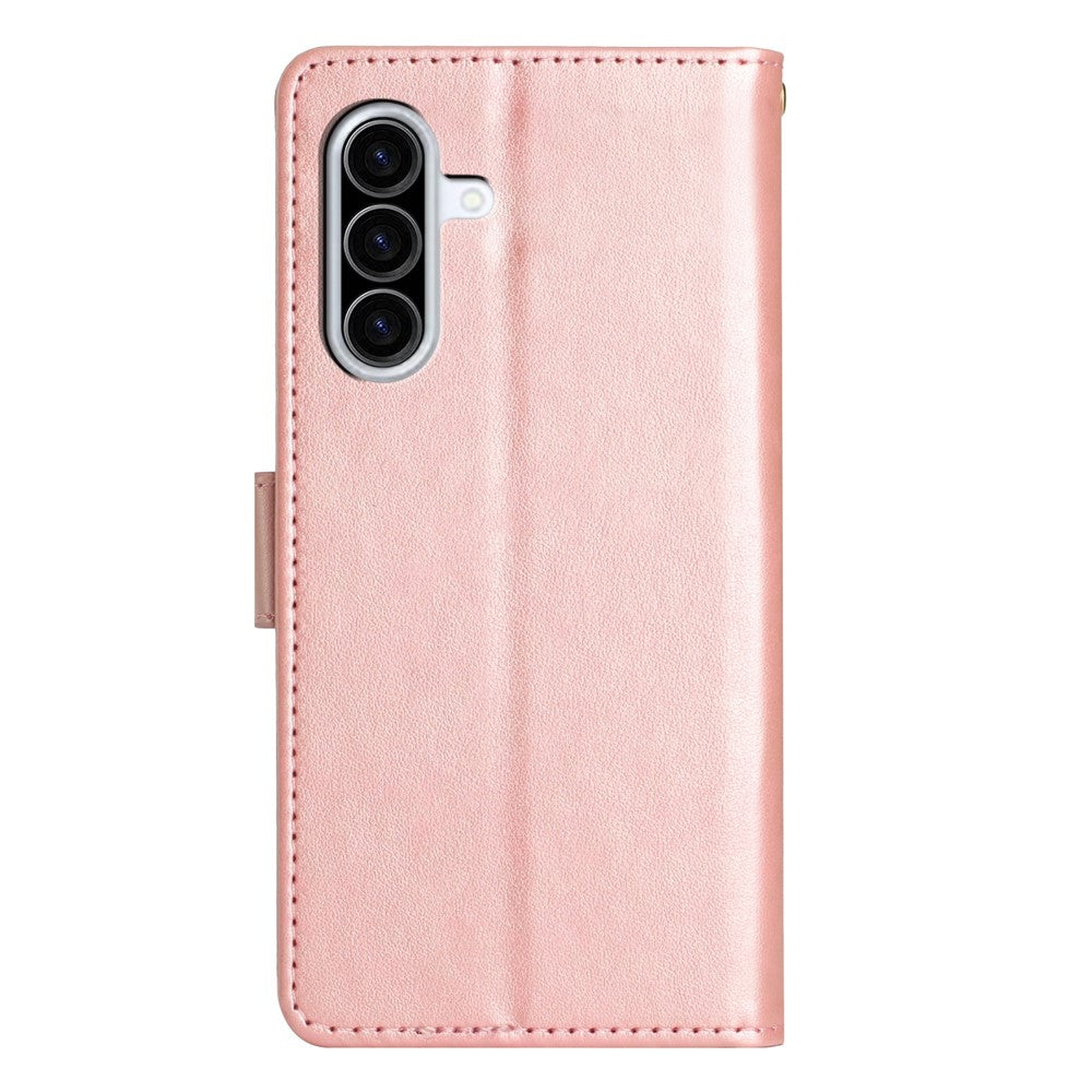 For Samsung Galaxy A26 5G Case PU Leather Phone Wallet Cover with Strap