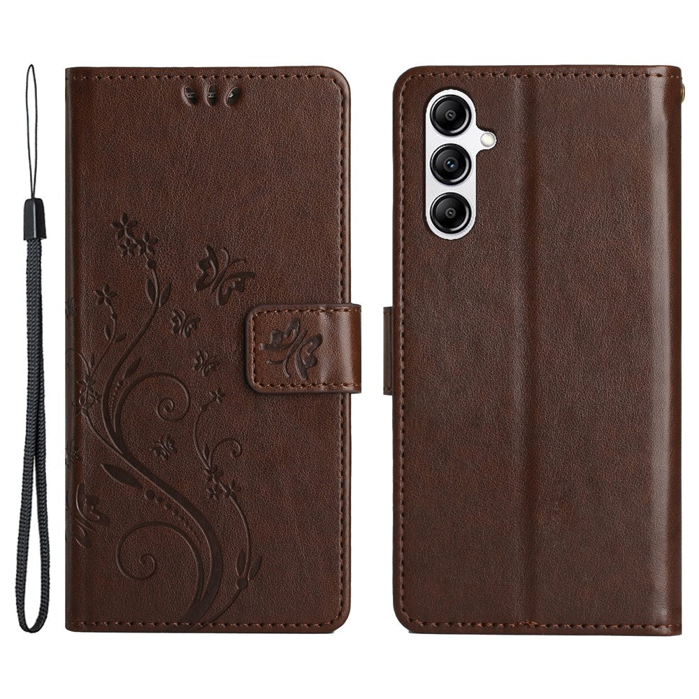 For Samsung Galaxy A26 5G Case PU Leather Phone Wallet Cover with Strap