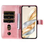 Zipper Wallet Case for Honor Magic7 Lite 5G / X9c 5G / X60 Pro 5G Calf Texture Leather Phone Cover