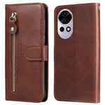 For Huawei nova 14 5G / nova 13 5G / nova 12 5G Case Zipper Wallet Calf Texture PU Leather Phone Cover