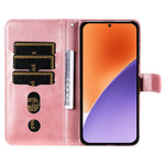 For Xiaomi 15 Case Zipper Wallet Calf Texture PU Leather Phone Cover