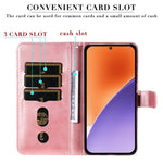 For Xiaomi 15 Case Zipper Wallet Calf Texture PU Leather Phone Cover