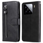 For Xiaomi 15 Case Zipper Wallet Calf Texture PU Leather Phone Cover