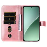 For Xiaomi 15 Pro Case Zipper Wallet Calf Texture PU Leather Phone Cover