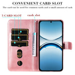 For Oppo Find X8 5G Case Zipper Wallet Calf Texture PU Leather Phone Cover