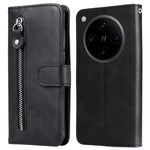 For Oppo Find X8 Pro 5G Case Zipper Wallet Calf Texture PU Leather Phone Cover