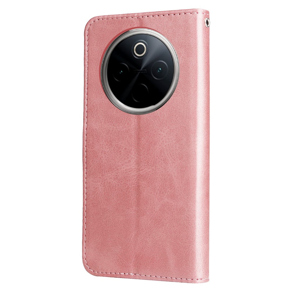 For OnePlus 13 Case Zipper Wallet Calf Texture PU Leather Phone Cover