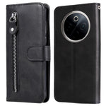For OnePlus 13 Case Zipper Wallet Calf Texture PU Leather Phone Cover