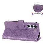 For Samsung Galaxy A56 5G Case Floral Pattern PU Leather Wallet Stand Phone Cover