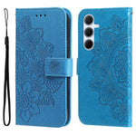 For Samsung Galaxy A56 5G Case Floral Pattern PU Leather Wallet Stand Phone Cover