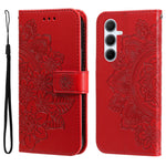For Samsung Galaxy A56 5G Case Floral Pattern PU Leather Wallet Stand Phone Cover