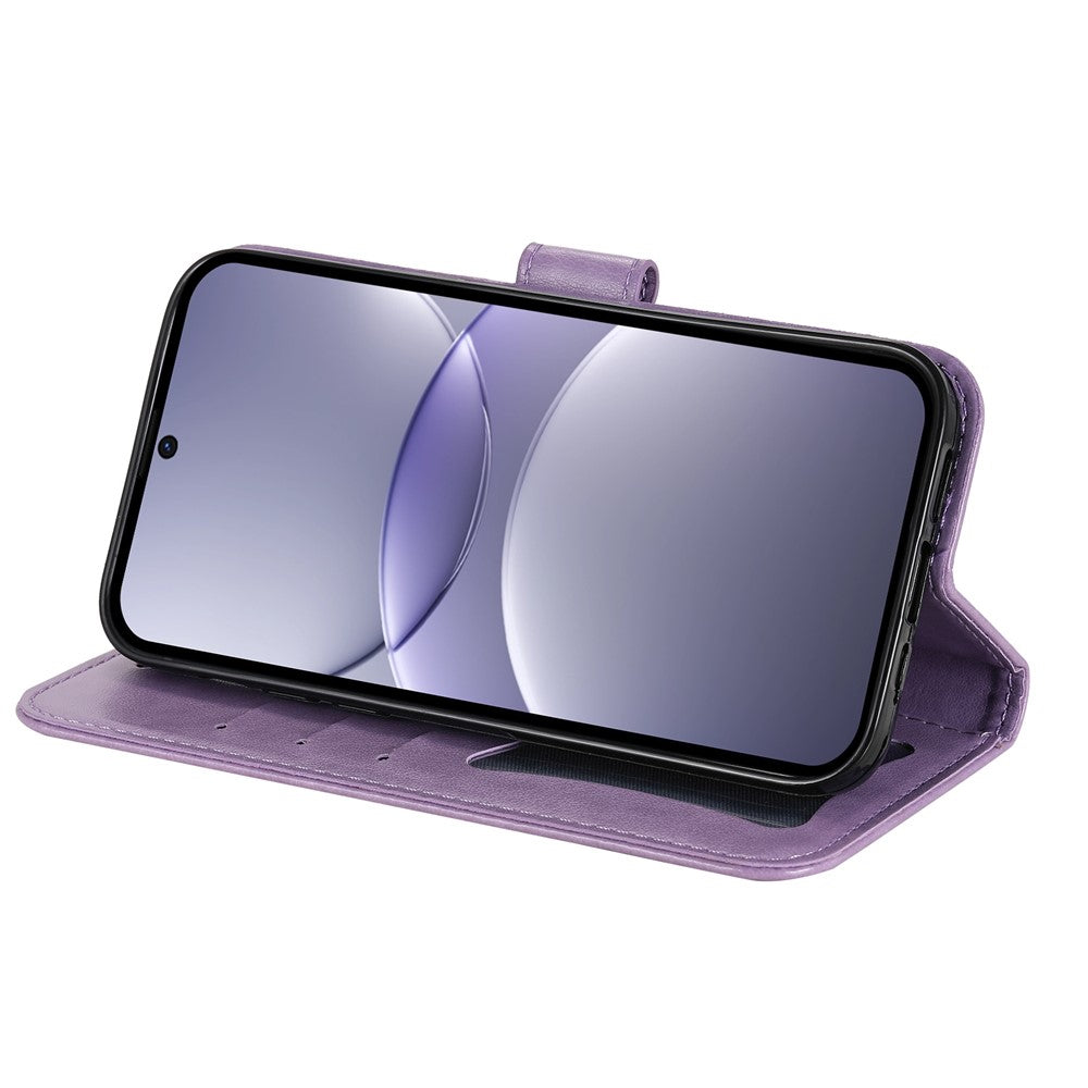 Huawei Nova 14 5G / Nova 13 5G / Nova 12 5G-skal med blommönster, PU-läder, plånboksfodral, stativ