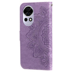 For Huawei nova 14 5G / nova 13 5G / nova 12 5G Case Floral Pattern PU Leather Wallet Stand Phone Cover