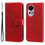 For Huawei nova 14 5G / nova 13 5G / nova 12 5G Case Floral Pattern PU Leather Wallet Stand Phone Cover