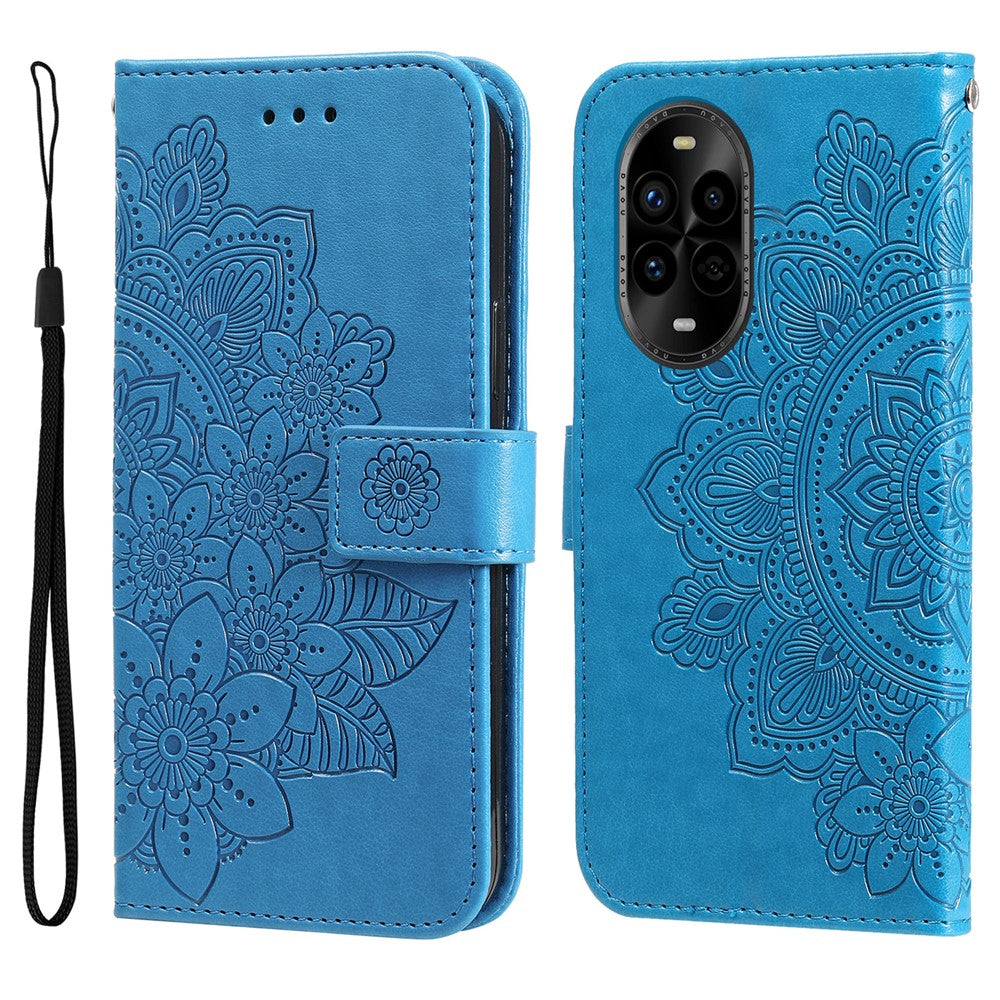 For Huawei nova 14 Pro 5G / nova 13 Pro 5G Case Floral Pattern PU Leather Wallet Stand Phone Cover