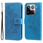 For Xiaomi 15 Pro Case Floral Pattern PU Leather Wallet Stand Phone Cover