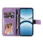 For Oppo Find X8 5G Case Floral Pattern PU Leather Wallet Stand Phone Cover