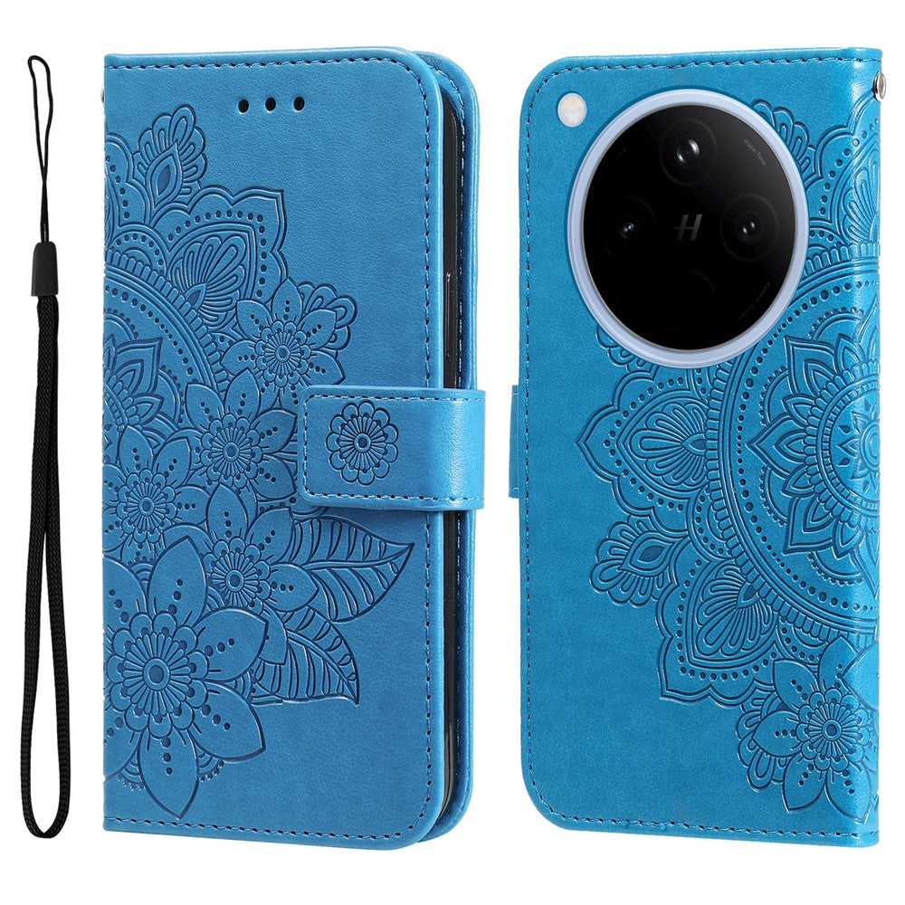For Oppo Find X8 5G Case Floral Pattern PU Leather Wallet Stand Phone Cover