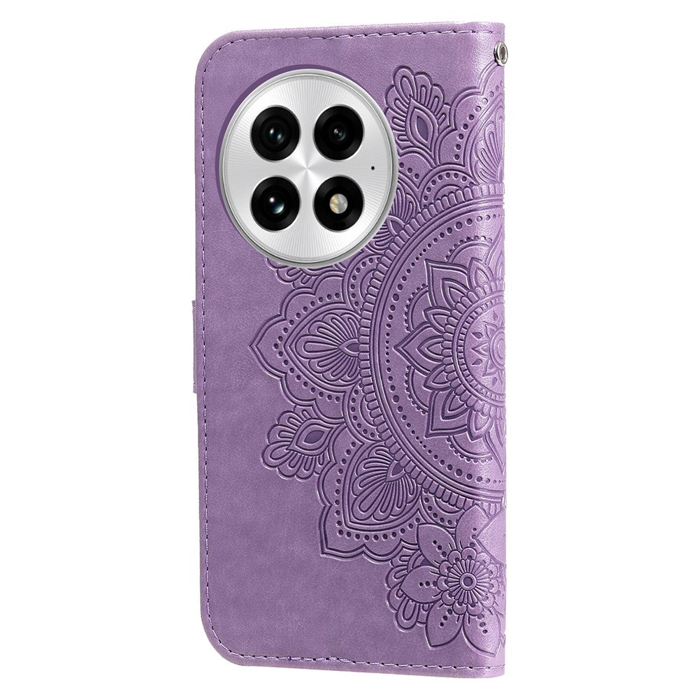 For OnePlus 13 Case Floral Pattern PU Leather Wallet Stand Phone Cover