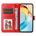For Honor X60 5G Case Sunflower Imprint Leather Wallet Phone Cover