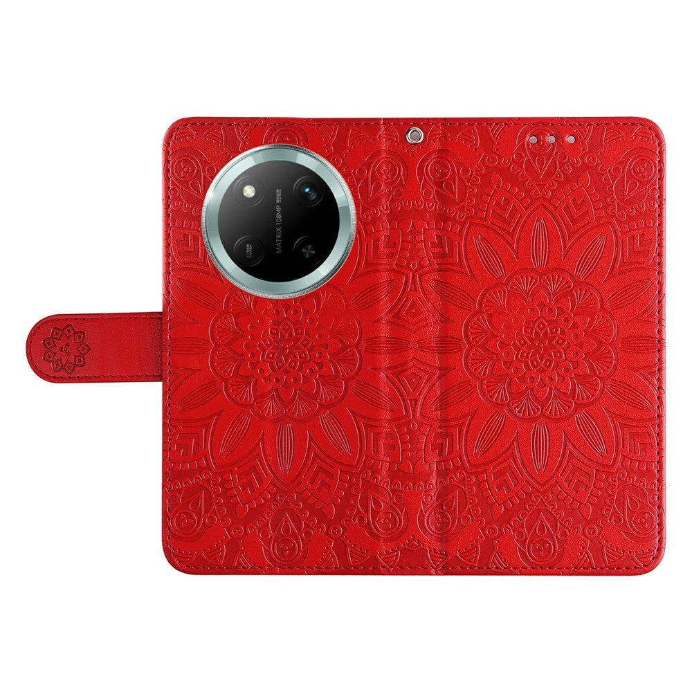 Leather Case for Honor Magic7 Lite 5G / X9c 5G / X60 Pro 5G Sunflower Wallet Cover
