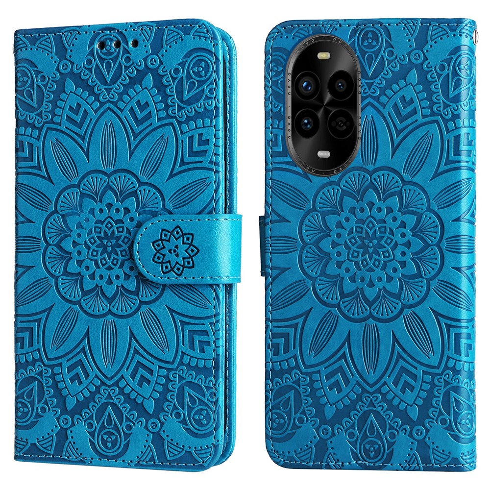 For Huawei nova 14 Pro 5G / nova 13 Pro 5G Case Sunflower Imprint Leather Wallet Phone Cover