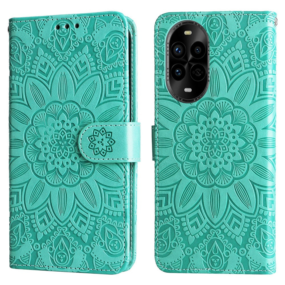 For Huawei nova 14 Pro 5G / nova 13 Pro 5G Case Sunflower Imprint Leather Wallet Phone Cover
