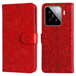 For Xiaomi 15 Case Sunflower Imprint Leather Wallet Phone Cover
