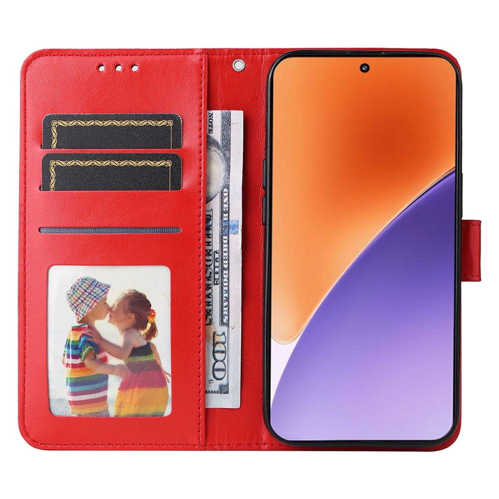 For Xiaomi 15 Case Sunflower Imprint Leather Wallet Phone Cover