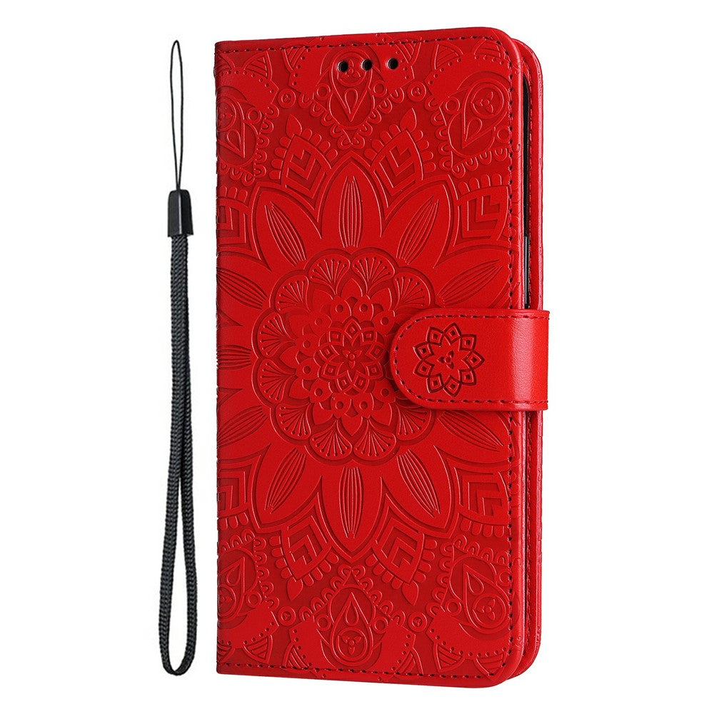 For Xiaomi 15 Case Sunflower Imprint Leather Wallet Phone Cover