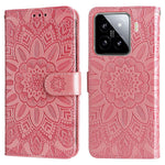 For Xiaomi 15 Case Sunflower Imprint Leather Wallet Phone Cover
