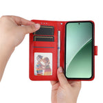 For Xiaomi 15 Pro Case Sunflower Imprint Leather Wallet Phone Cover