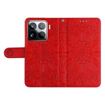 For Xiaomi 15 Pro Case Sunflower Imprint Leather Wallet Phone Cover