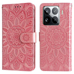 For Xiaomi 15 Pro Case Sunflower Imprint Leather Wallet Phone Cover