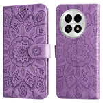 For OnePlus 13 Case Sunflower Imprint Leather Wallet Phone Cover