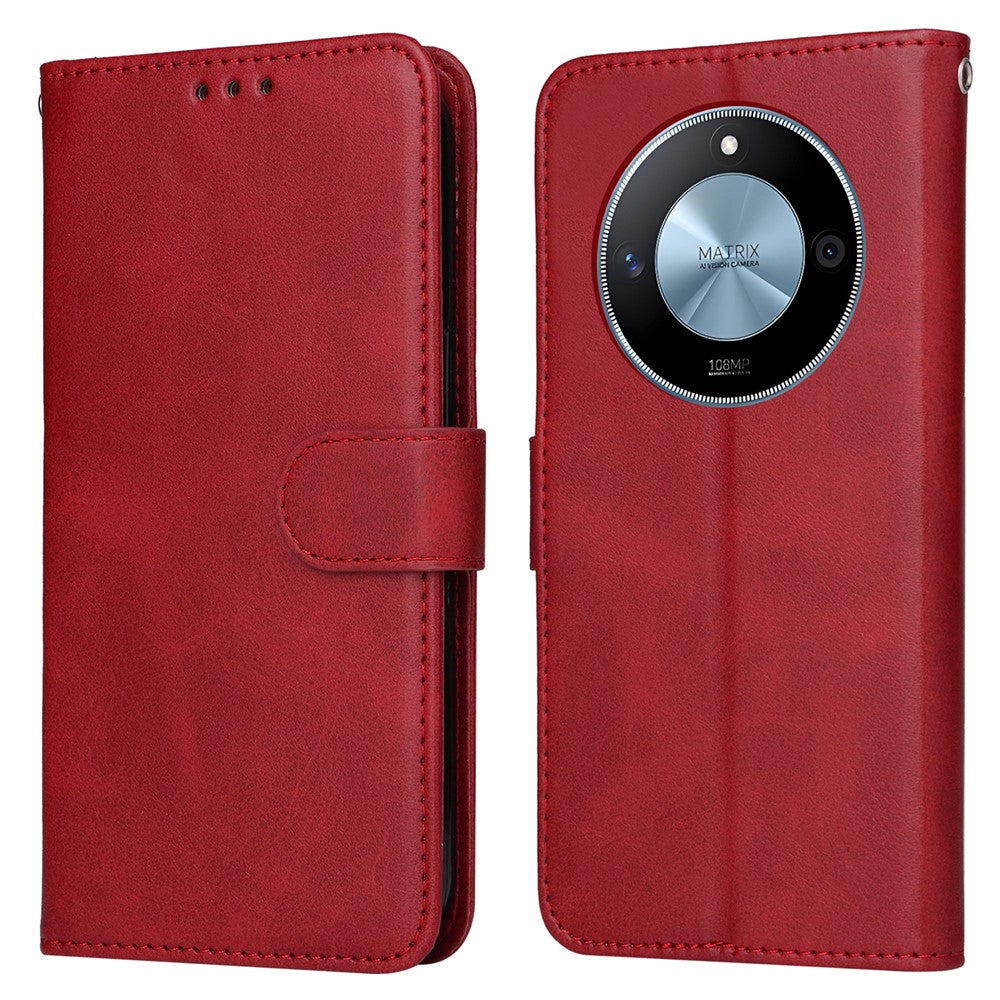For Honor X60 5G Case Wallet PU Leather Folio Flip Phone Cover
