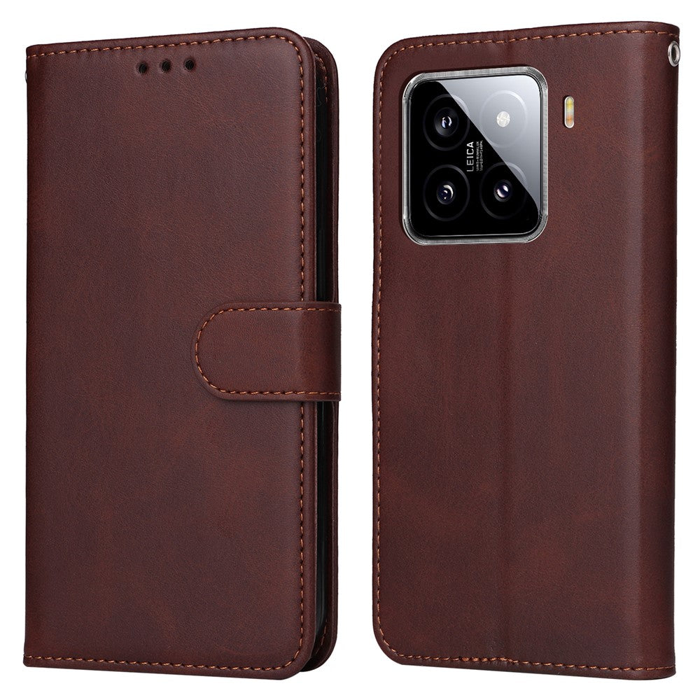 For Xiaomi 15 Case Wallet PU Leather Folio Flip Phone Cover
