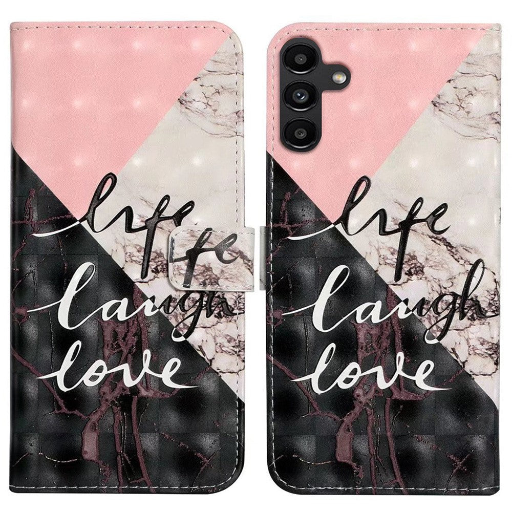 For Samsung Galaxy A26 5G Case 3D Creative Pattern PU Leather Stand Phone Cover