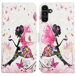 For Samsung Galaxy A26 5G Case 3D Creative Pattern PU Leather Stand Phone Cover