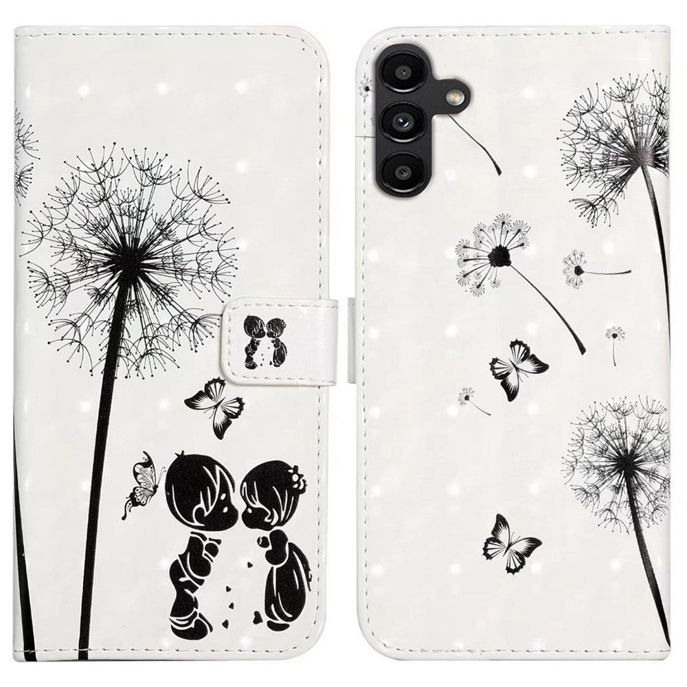 For Samsung Galaxy A26 5G Case 3D Creative Pattern PU Leather Stand Phone Cover