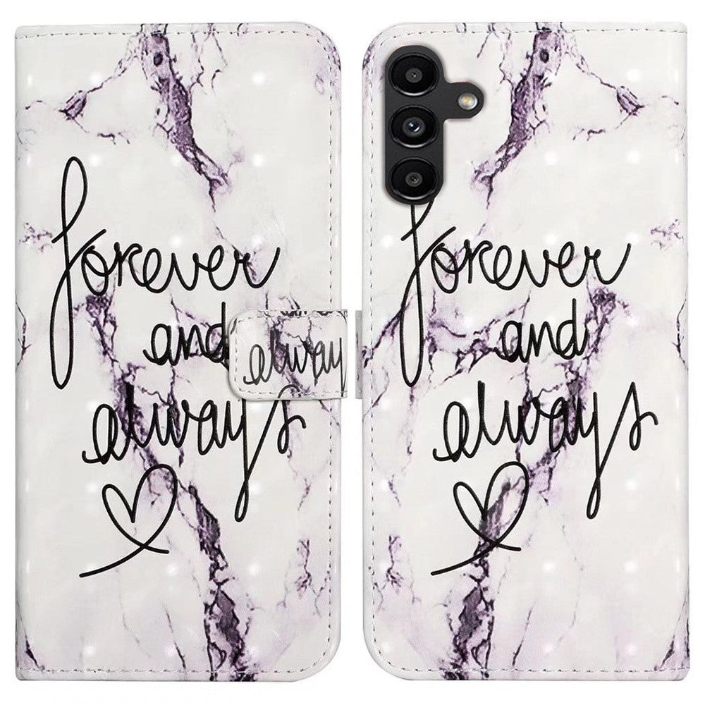 For Samsung Galaxy A26 5G Case 3D Creative Pattern PU Leather Stand Phone Cover