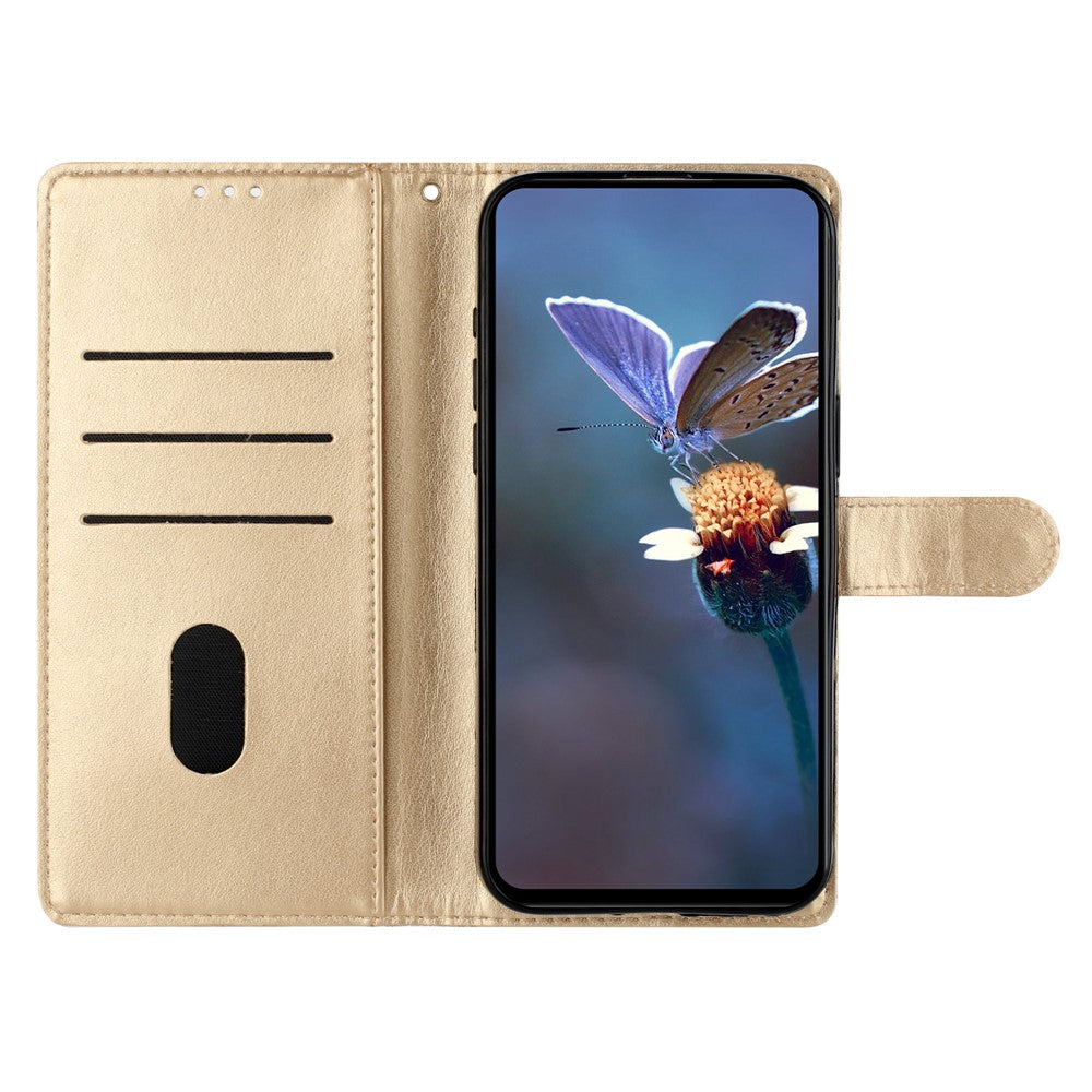 For Samsung Galaxy A56 5G Case Butterfly Flower Drop-Proof PU Leather Wallet Phone Cover